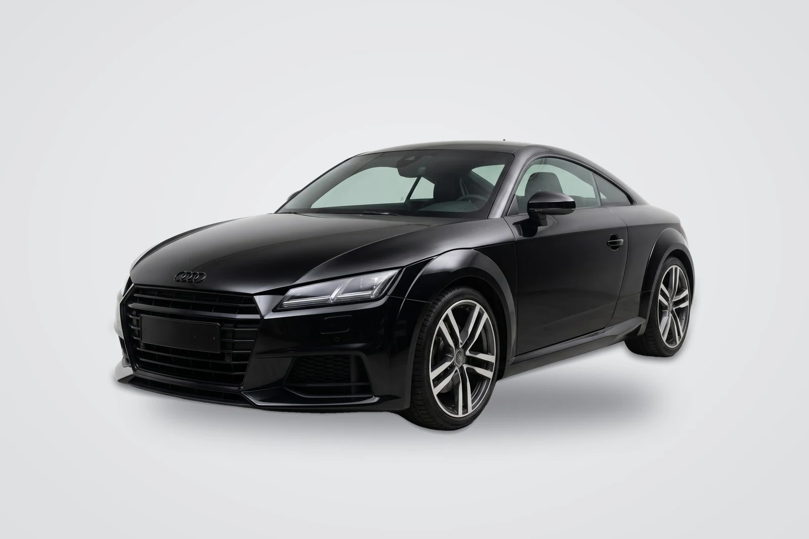 Svart Audi TT Coupé S-Line fra 2015